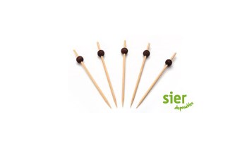 Pique Bambou + perle 12cm - 250 Stck